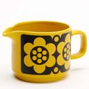 Magpie x Hornsea Pottery MA1564 Geo Flower Jug in Yellow MA1564