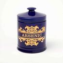 Magpie x Hornsea Pottery Poison Series 1970s Arsenic Jar in Blue