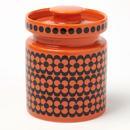 Magpie x Hornsea Pottery Repeat Flower Hornsea Mini Jar in Orange MA1666