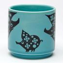 Magpie x Hornsea Pottery Retro Piggie Family Mug T