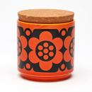 Magpie x Hornsea Geo Flower Storage Jar in Orange