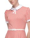 MARMALADE Retro 60s A-Line Polka Dot Mod Dress
