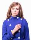 MARMALADE 1960s Mod Military Fitted Winter Coat