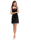 MARMALADE Retro 60s A-Line Mod Mini Dress in Black