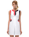 MARMALADE 1960s Mod Tennis Style Front Pleat Dress