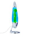 Mathmos Neo Table Lamp in Silver with Blue and Green