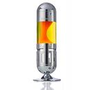 Mathmos Pod Candle Lava Lamp in Yellow and Orange