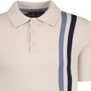 Adam Merc Retro Racer Stripe Intarsia Knit Polo C
