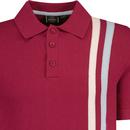 Adam Merc Retro Racer Stripe Intarsia Knit Polo WR
