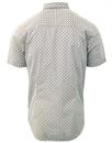 Barrack MERC 60s Mod Polka Dot Stripe Shirt WHITE