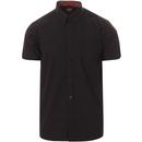 Baxter MERC Mens Retro Mod Short Sleeve Shirt (B)