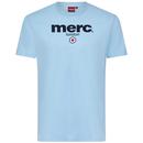 Merc Brighton Mod Target Logo T-shirt in Sky