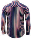 Elsted MERC 60s Mod Regatta Stripe Smart Shirt (N)