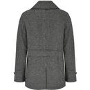 Fairford Merc Retro Prince Of Wales Check Peacoat 