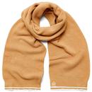 Merc Retro Fowler Textured Winter Scarf in Tan