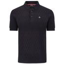 Greville Merc London Textured Knitted Polo Shirt B