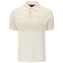 Greville Merc London Textured Knitted Polo Shirt C