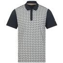 Jaram MERC Retro 60's Geometric Square Polo Shirt