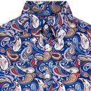 Leighton Merc Retro Paisley Button Down S/S Shirt