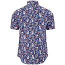 Leighton Merc Retro Paisley Button Down S/S Shirt