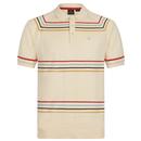 Madison MERC 1960's Bold Stripe Knitted Polo I