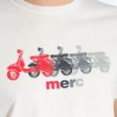 Marden MERC Mens Retro Mod Scooter Graphic T-Shirt