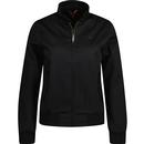 merc womens mod zip harrington jacket black