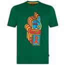 Merc x Phigment Cutter Retro 60s Carnaby Street T-Shirt in Green
