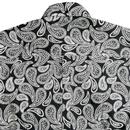 Ralph Merc London Monochrome Paisley Print Shirt B