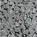 Ralph Merc London Monochrome Paisley Print Shirt B