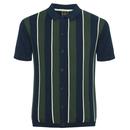 Ravendale MERC Retro 50s Striped Knitted Shirt N