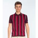 Ravendale MERC Retro 50s Striped Knitted Shirt M 
