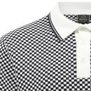 Waldo Merc 2Tone Checkerboard Knitted Polo Shirt V