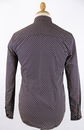 Kaplan MERC Retro 60s Geometric Print Mod Shirt