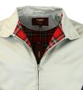 MERC Retro Mod Tartan Lined Harrington Jacket (S)