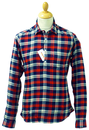 TukTuk Retro Sixties Check Mod Pullover Shirt