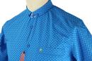 Thorpe MERC Retro 60s Mini Dot Floral Mod Shirt 