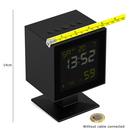 Newgate Clocks Monolith Digital Alarm Clock Black