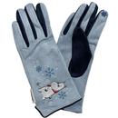 Moomin Snow Gloves in Sky Blue House of Disaster