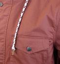 NATIVE YOUTH Classic Rip Stop Festival Jacket RUST