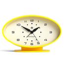 Newgate Ronnie Retro 70s Oval Standing Clock in Yellow