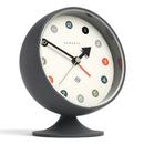 NEWGATE CLOCKS Spheric Retro 50s Alarm Clock -Grey