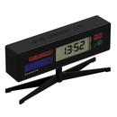 Supergenius NEWGATE LCD Digital Alarm Clock BLACK