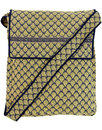 NOMADS Retro 60s Geometric Handlloom Satchel Bag M