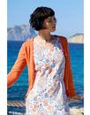 NOMADS Retro 50s Style Fitted Cardigan in Mango