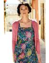 NOMADS Retro 50s Style Fitted Cardigan in Pink