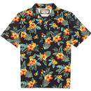 ORIGINAL PENGUIN 70's Tropical Floral Resort Shirt