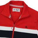 ORIGINAL PENGUIN Retro 90s Block Panel Track Top R