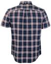 ORIGINAL PENGUIN Retro Linen Plaid Check SS Shirt