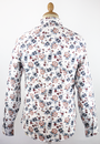Floral Chambray ORIGINAL PENGUIN Retro Mod Shirt S